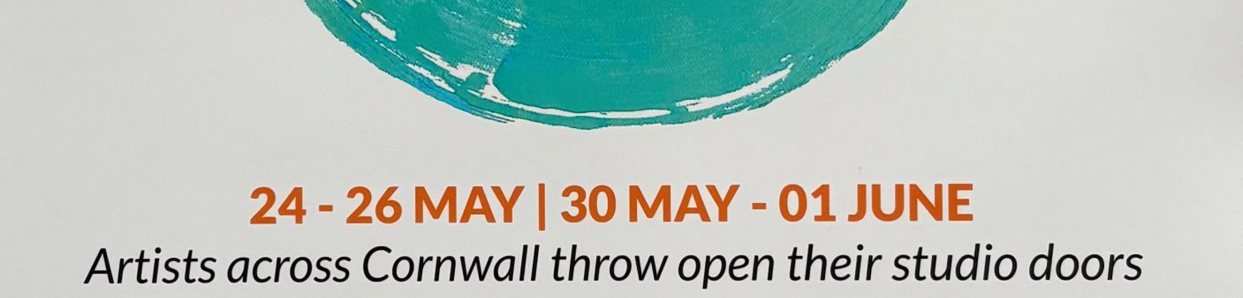 Cornwall Open Studios 2025 poster Cornwall Open Studios 2025 poster